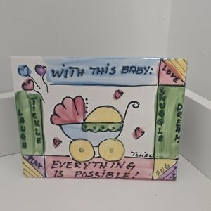 Colorful Baby Themed Ceramic Tile